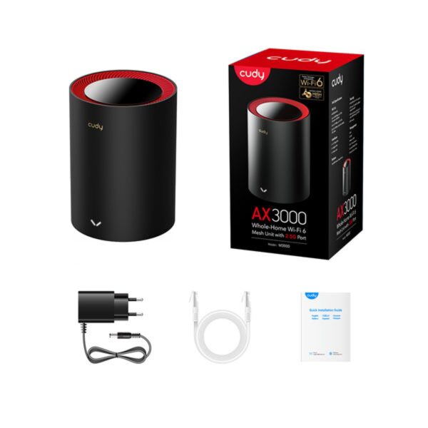 Cudy M3000 AX3000 2.5G Dual Band Wi-Fi 6 Mesh Router